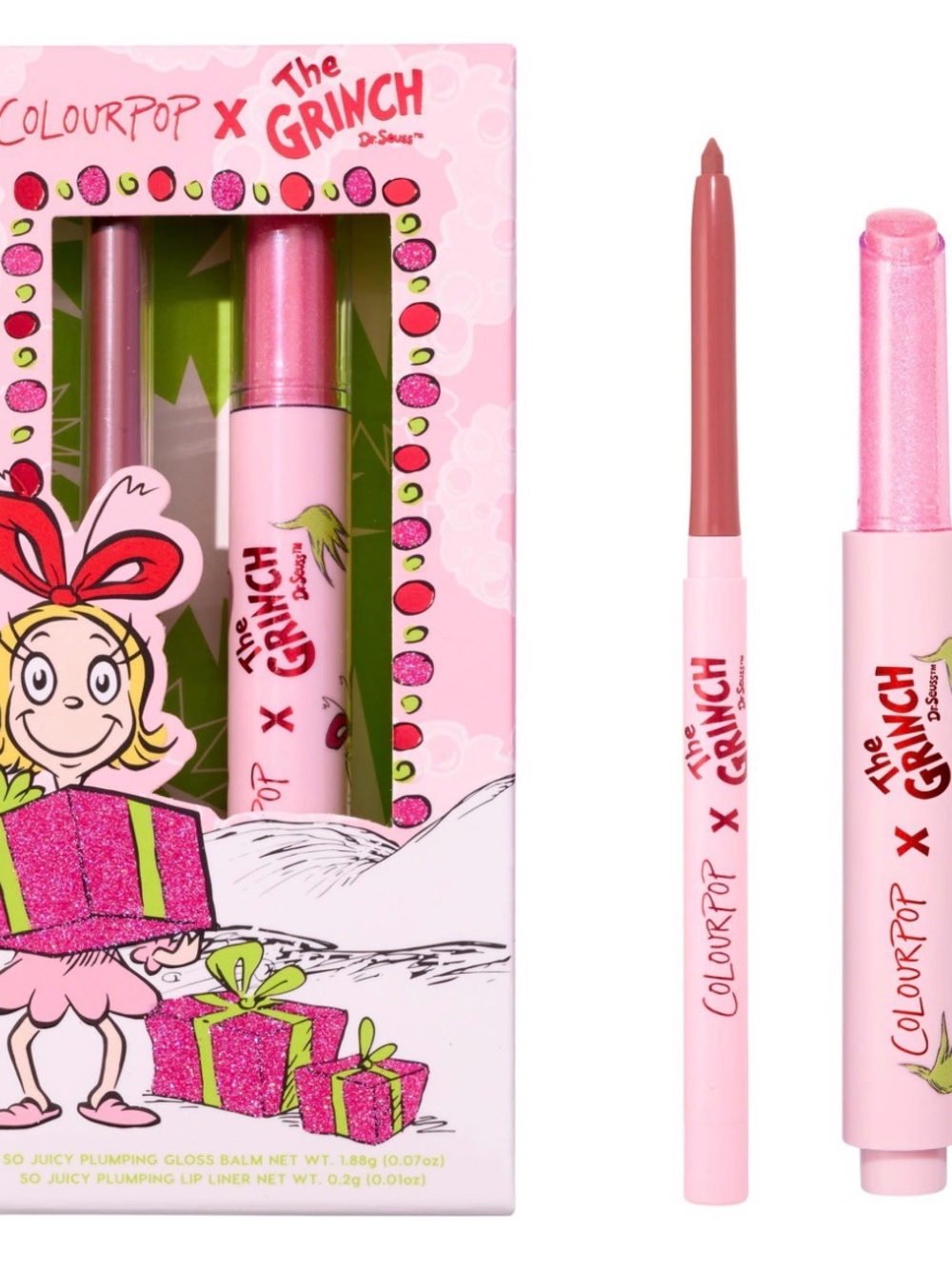 ColourPop Big Bow & Small Who Pink Lip Duo